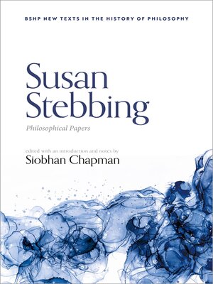 cover image of Susan Stebbing